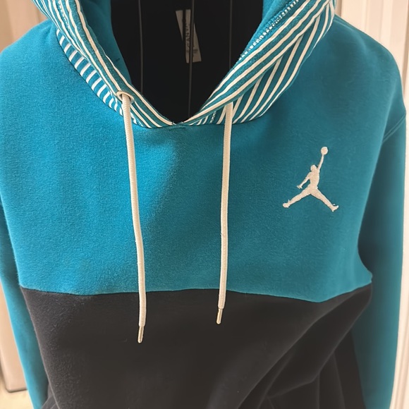 Puma medium unisex pullover hoodie with front pockets blue black color b… - Picture 2 of 13